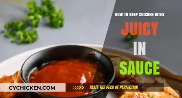 Juicy Chicken Bites: Sauce Secrets for Perfect Moisture Every Time