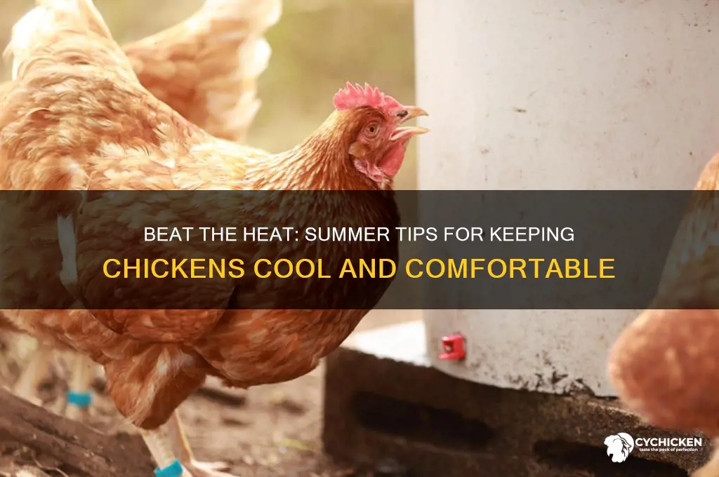 how to keep chicken cool in the summer