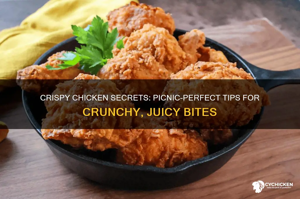 how to keep chicken crispy for a picnic