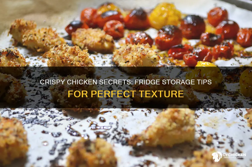 how to keep chicken crispy in the fridge