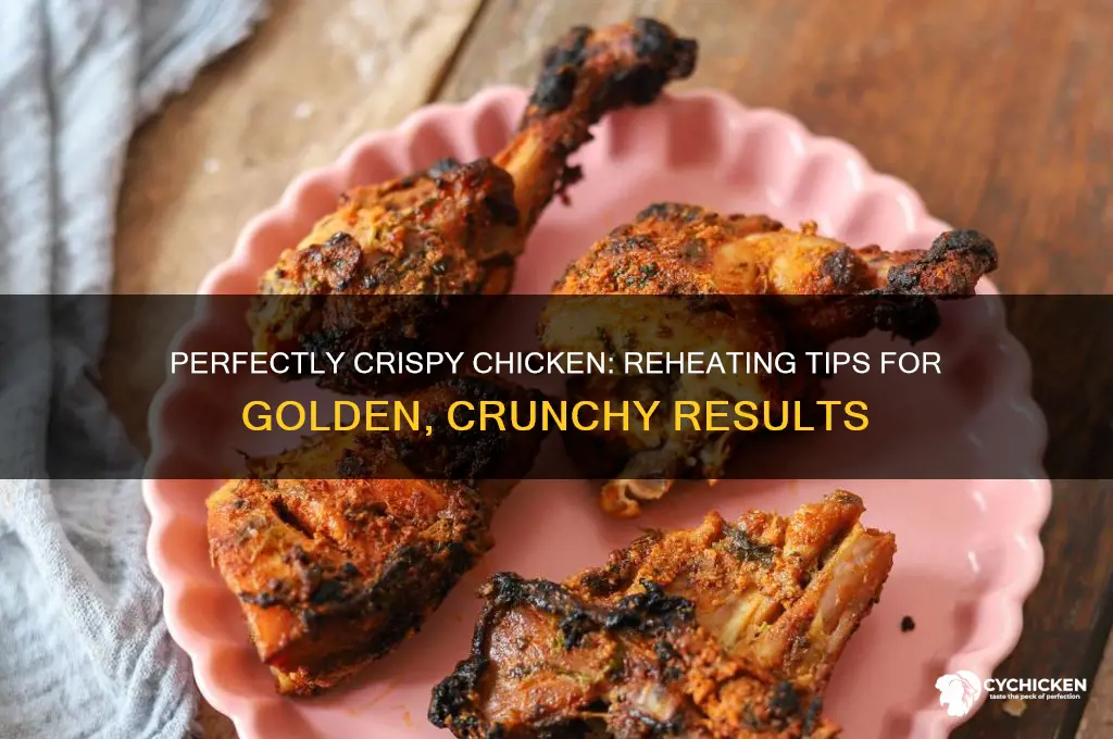 how to keep chicken crispy when reheating