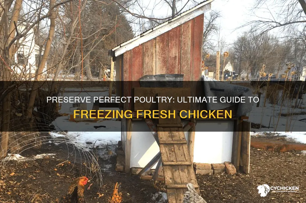 how to keep chicken fresh in freezer