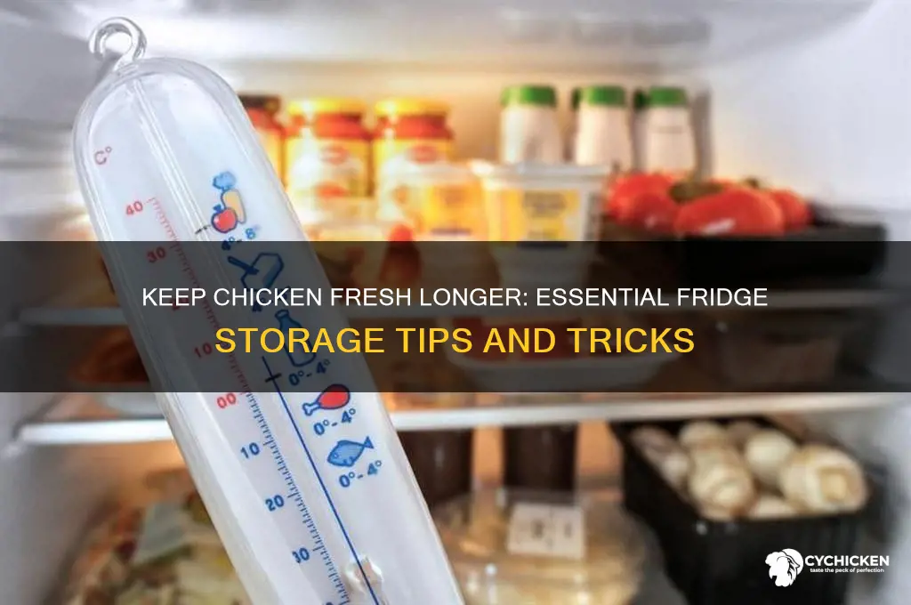 how to keep chicken fresh in fridge