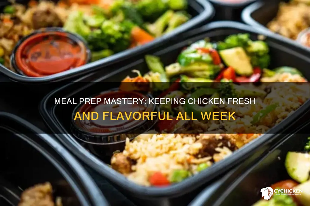 how to keep chicken fresh when meal prepping
