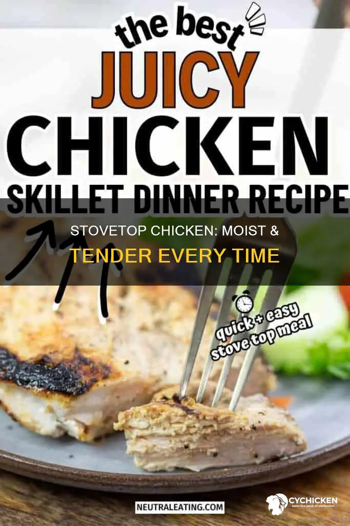how to keep chicken from drying out on the stove