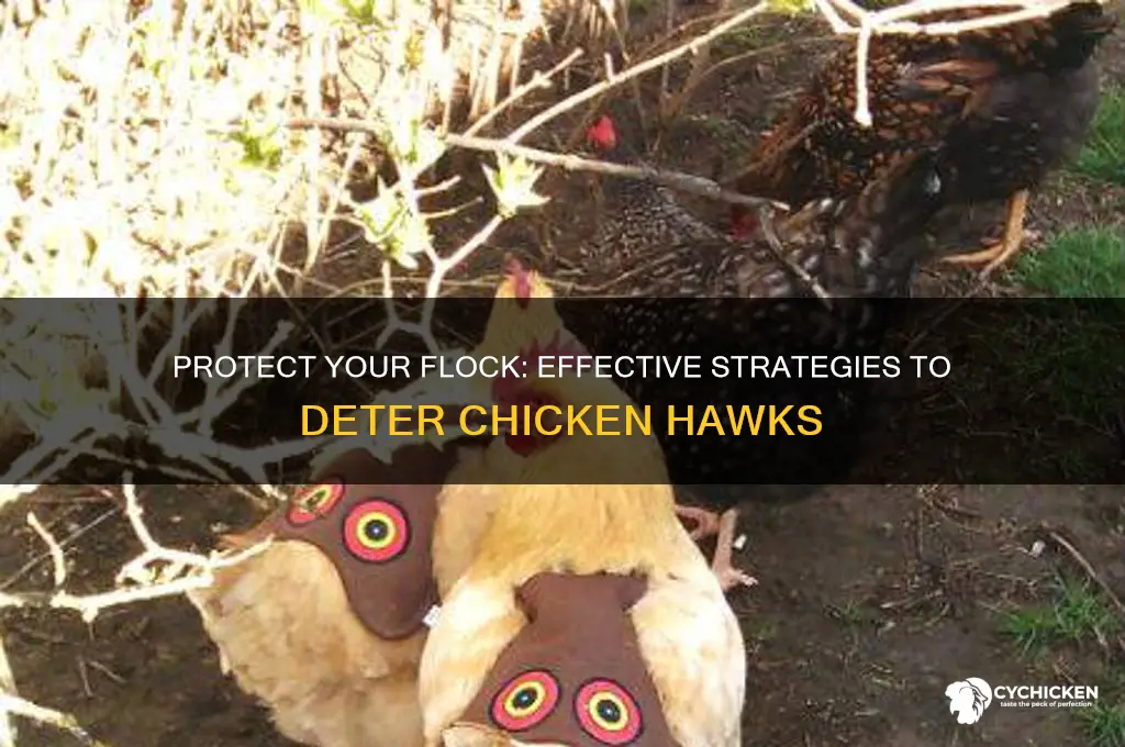how to keep chicken hawks away from chickens