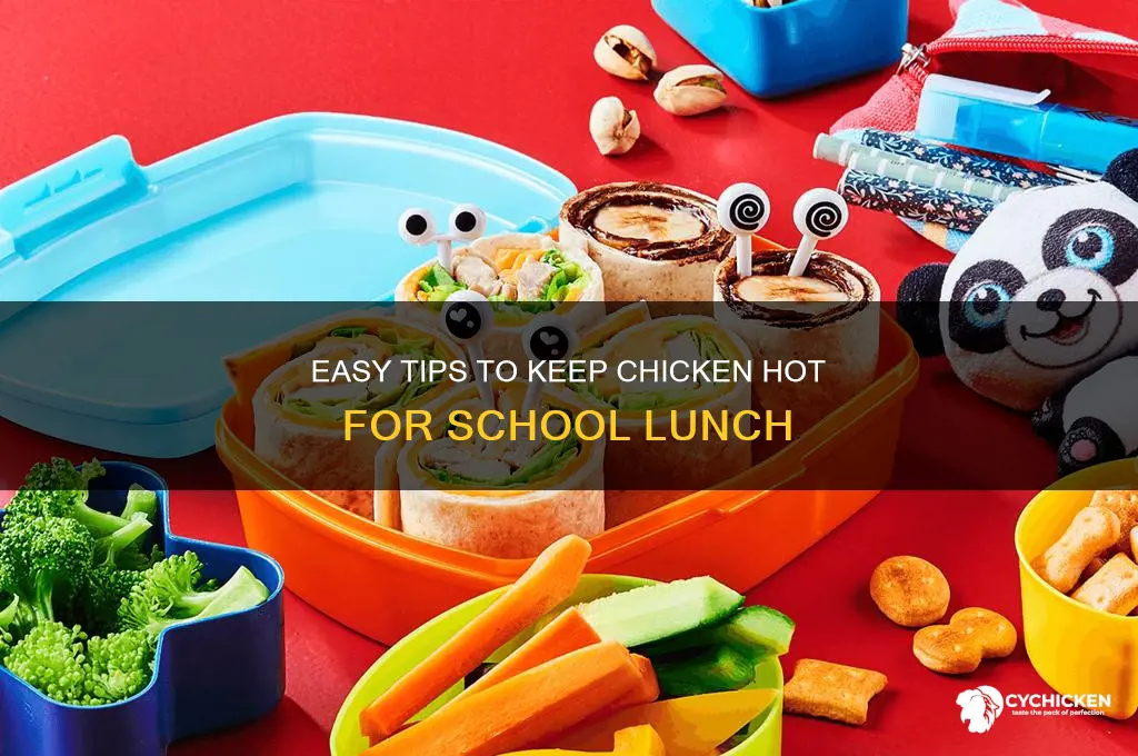 how to keep chicken hot for school lunch