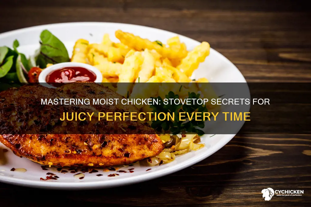 how to keep chicken juicy on stove