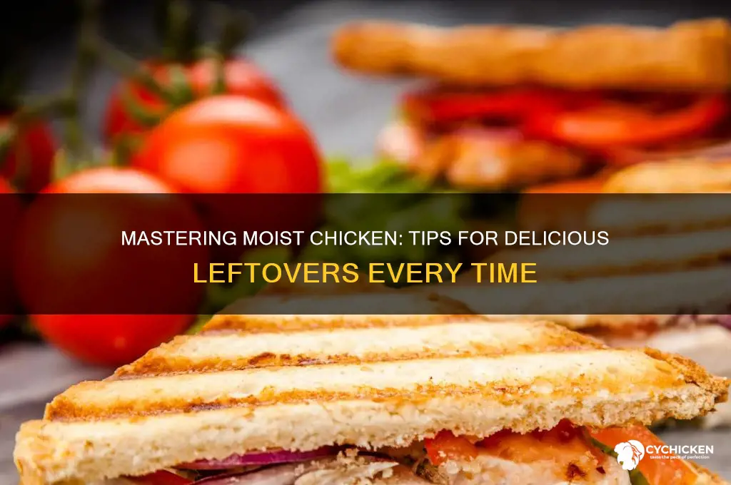 how to keep chicken moist for leftovers