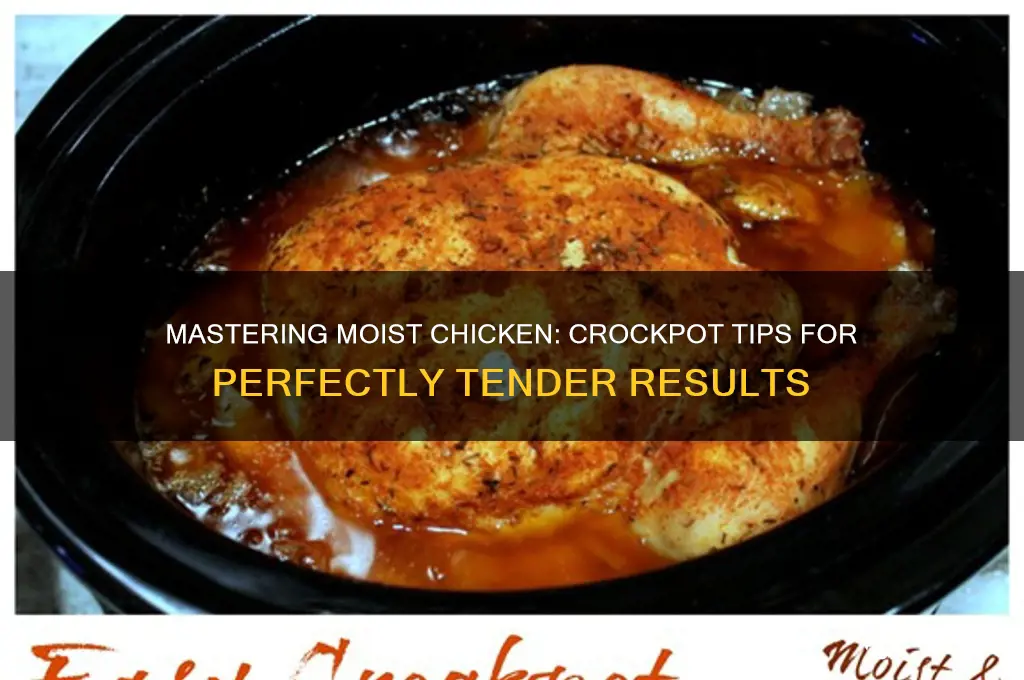 how to keep chicken moist in a crockpot