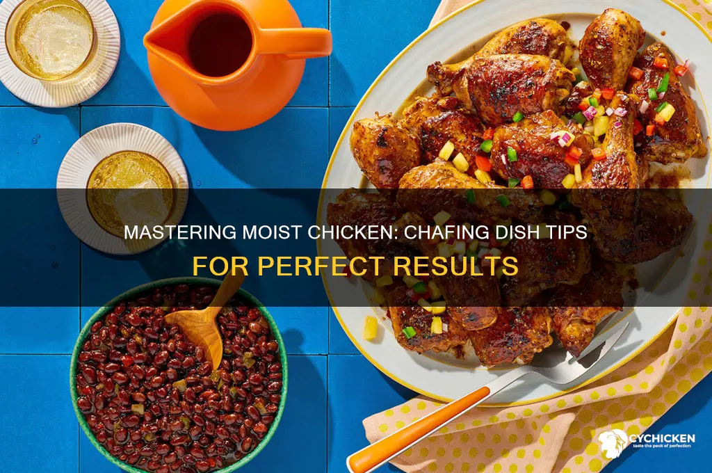 how to keep chicken moist in chafing dish