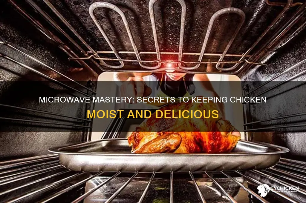 how to keep chicken moist in microwave