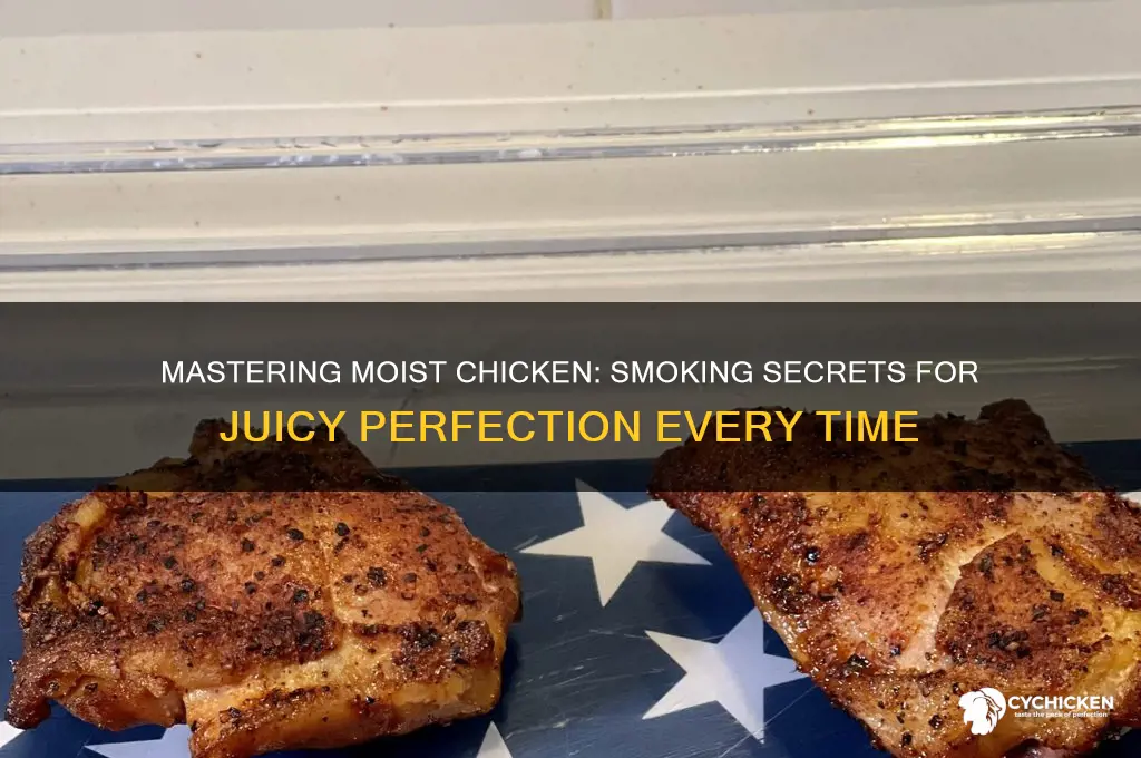 how to keep chicken moist in smoker