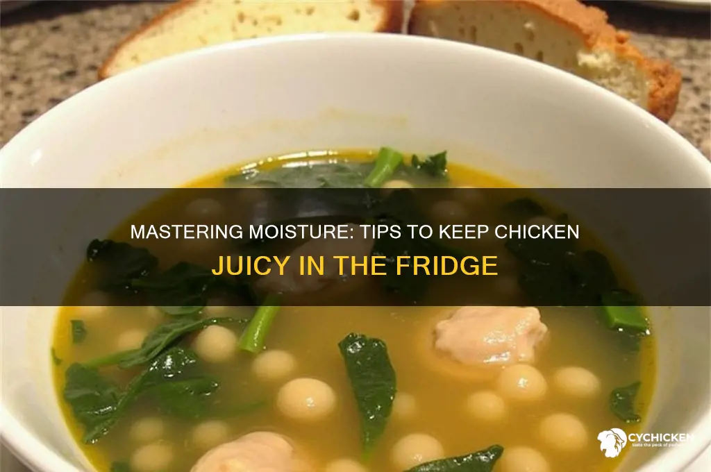 how to keep chicken moist in the fridge