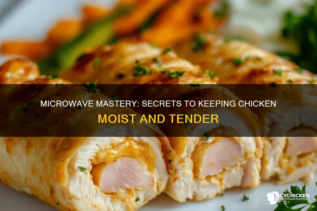 how to keep chicken moist in the microwave