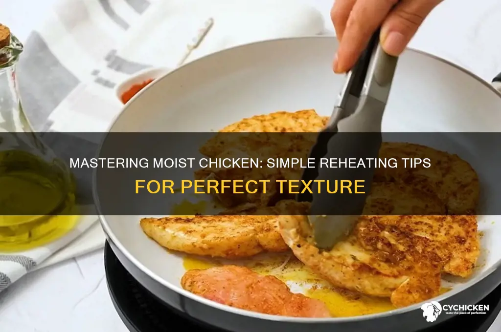 how to keep chicken moist when reheating