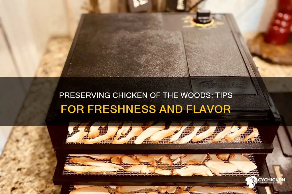 how to keep chicken of the woods