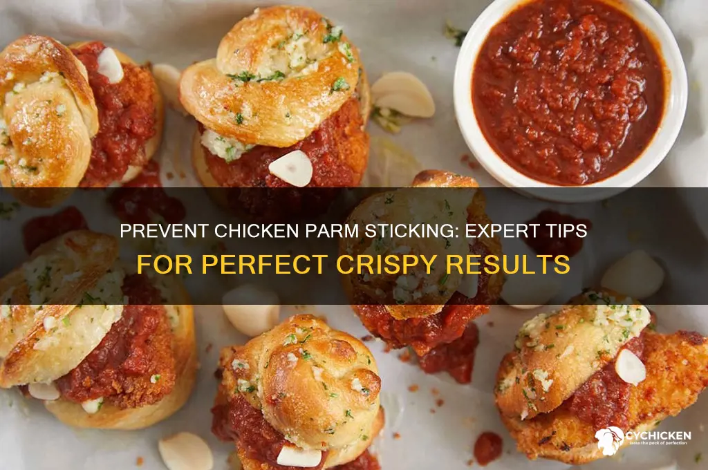 how to keep chicken parm from sticking