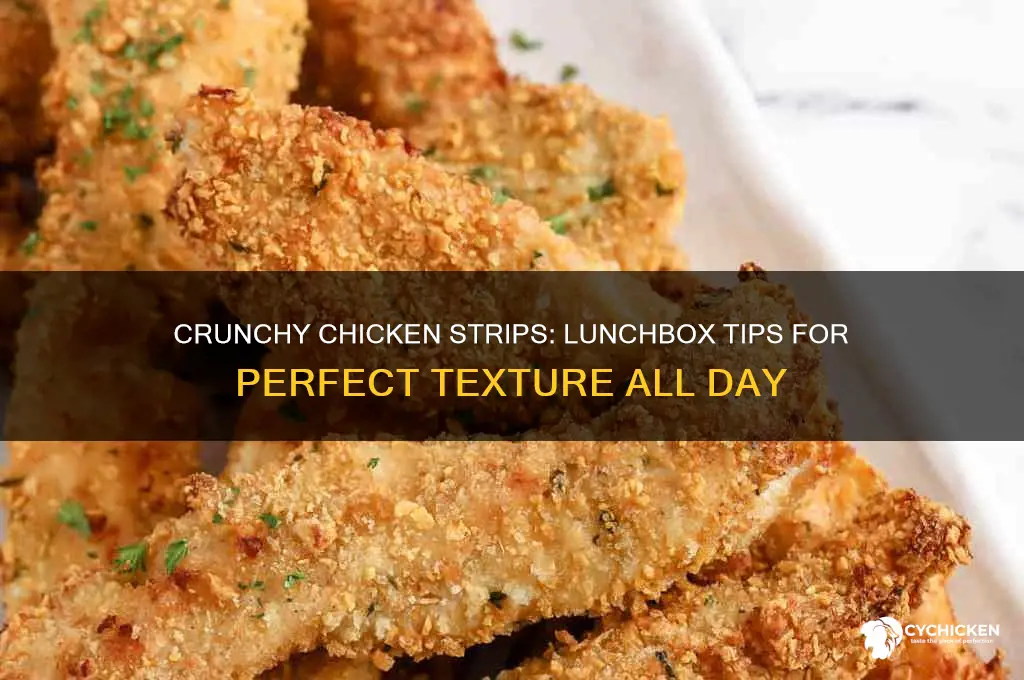 how to keep chicken strips crunchy in lunchbox