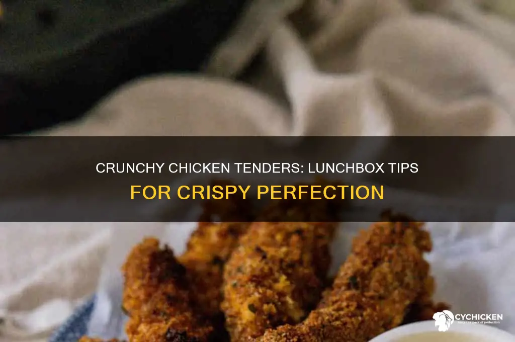 how to keep chicken tenders crunchy in lunchbox