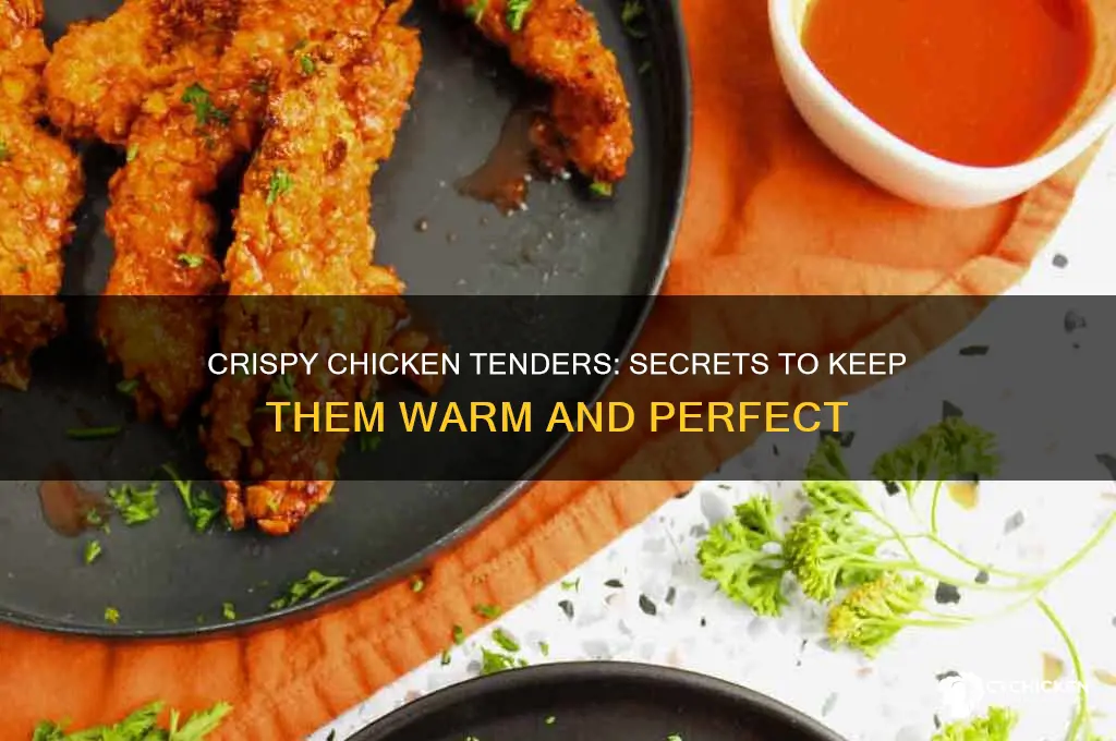 how to keep chicken tenders warm and crispy