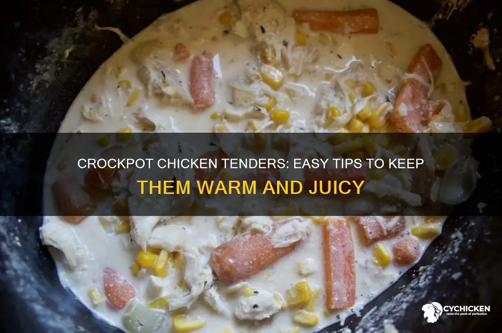 how to keep chicken tenders warm in crockpot
