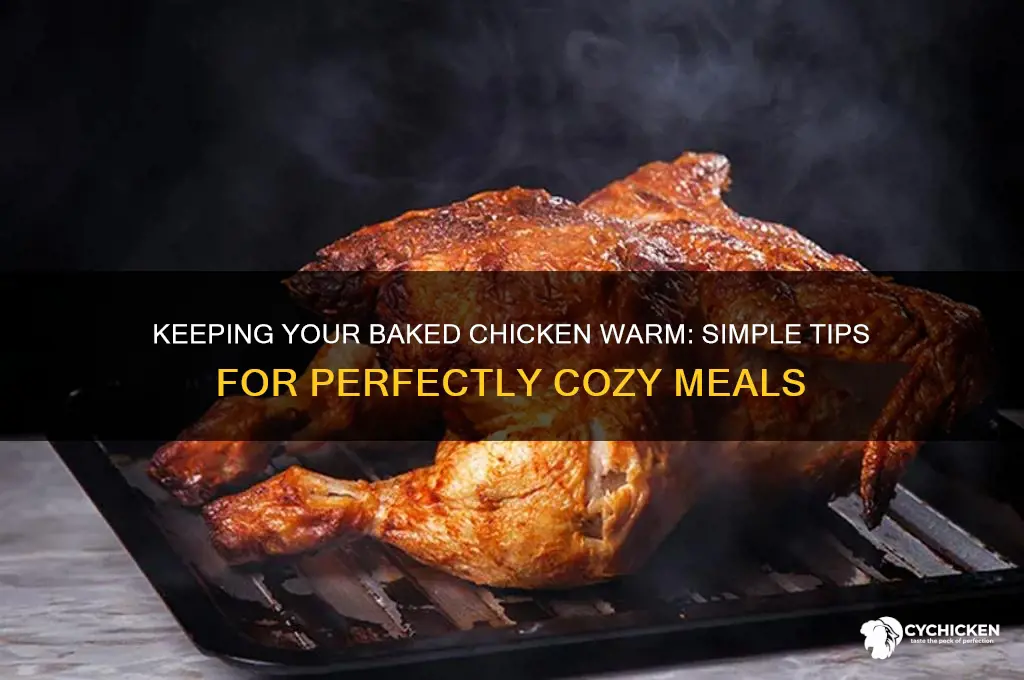 how to keep chicken warm after baking