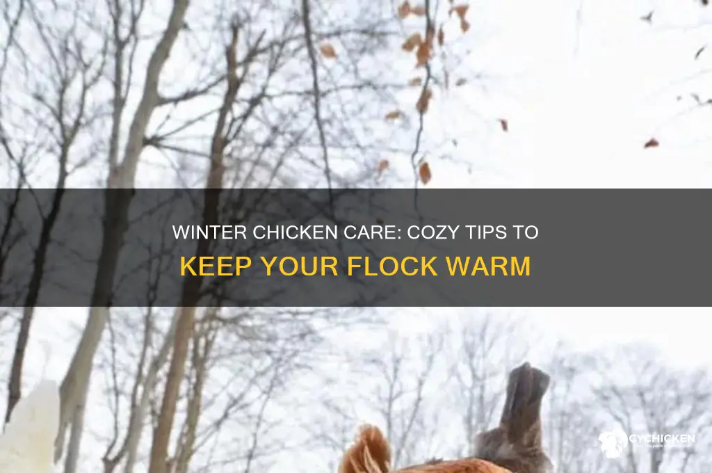 how to keep chicken warm during winter