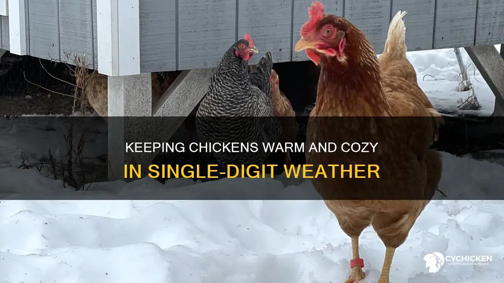 how to keep chicken warm in single digit weather