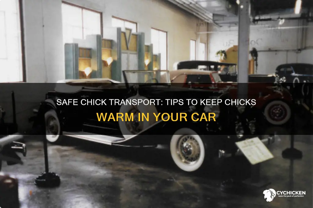 how to keep chicks warm in the car