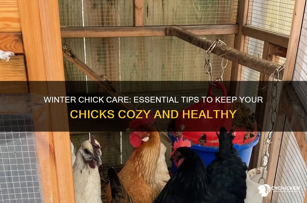 how to keep chicks warm in winter