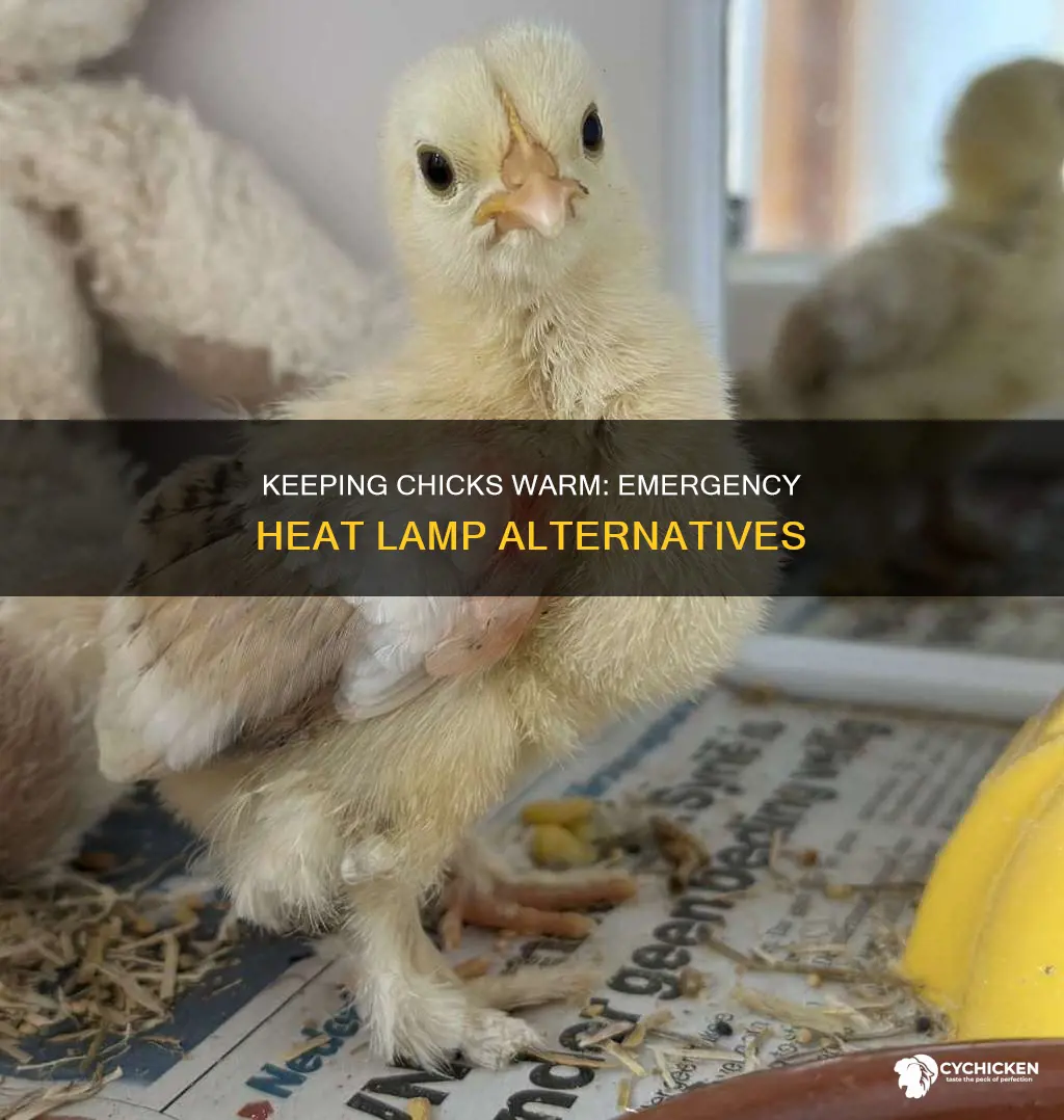 how to keep chicks warm when heat lamp goes out