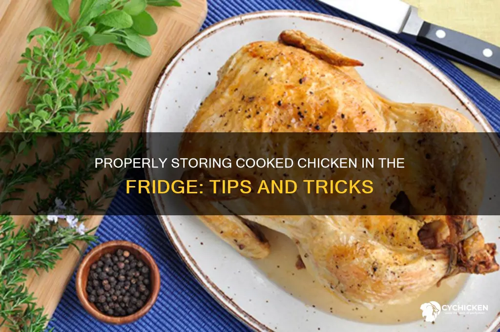how to keep cookee chicken in the fridge