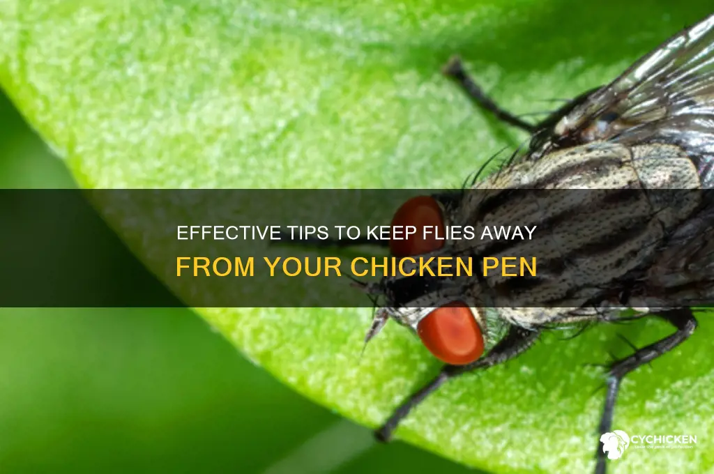 how to keep flies away from chicken pen