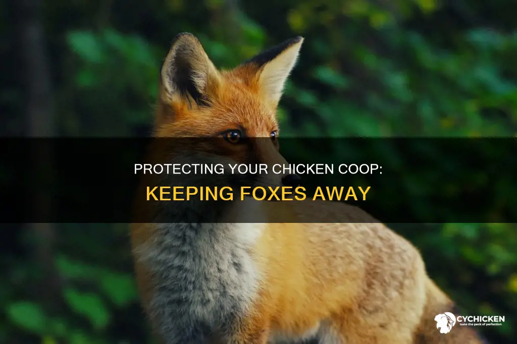 how to keep foxes away from my chicken coup