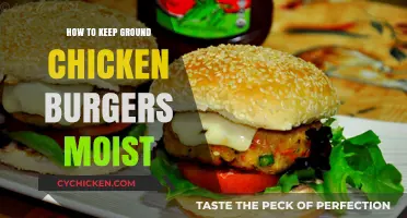 Juicy Ground Chicken Burgers: Secrets to Keeping Them Moist