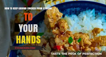 Prevent Ground Chicken Sticking to Hands: Pro Tips