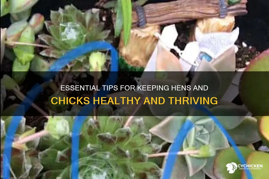 how to keep hens and chicks alive