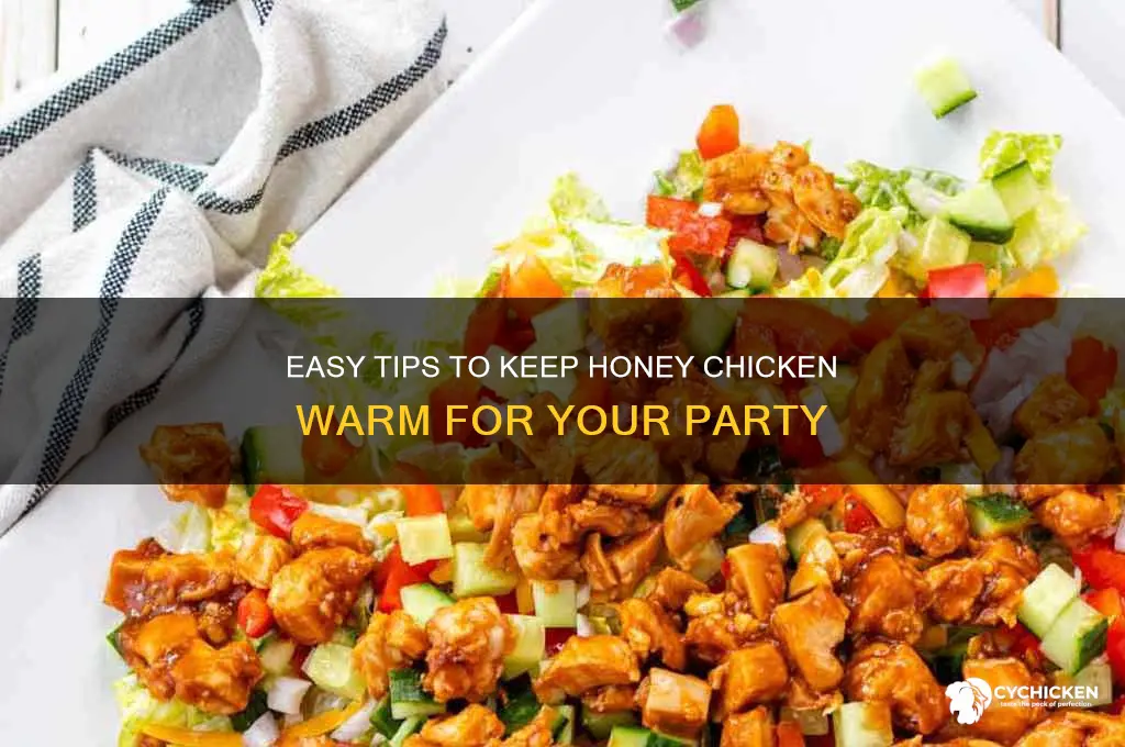 how to keep honey chicken warm for party