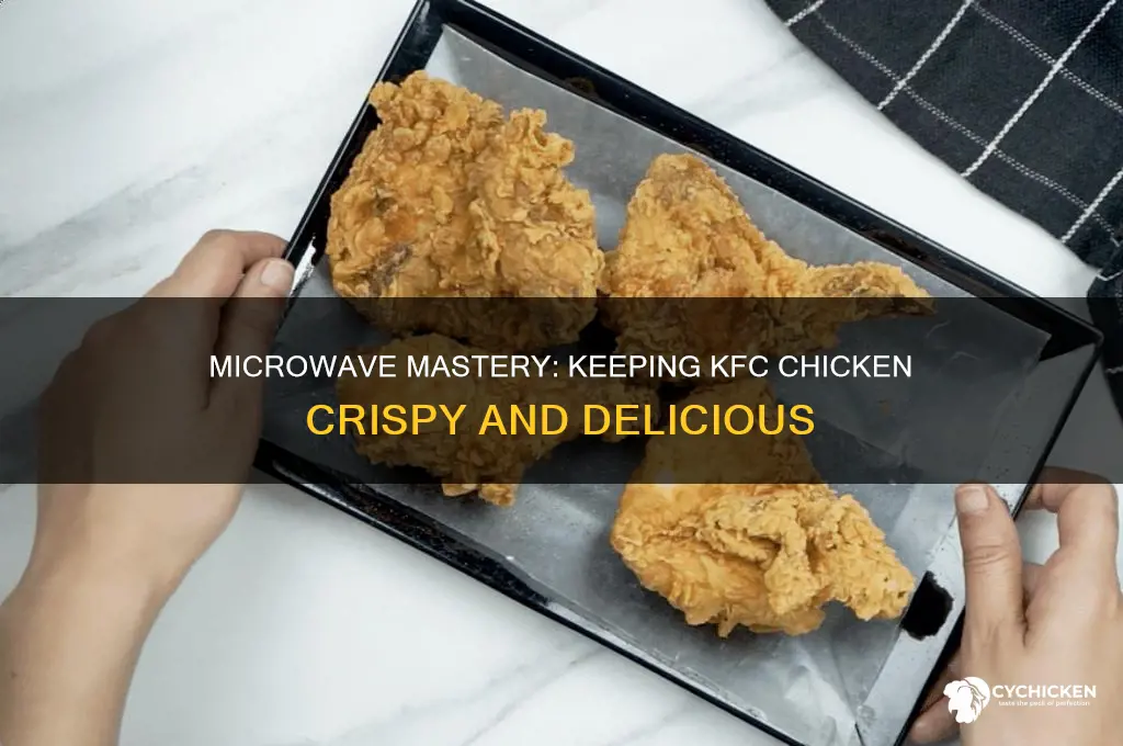 how to keep kfc chicken crispy in microwave