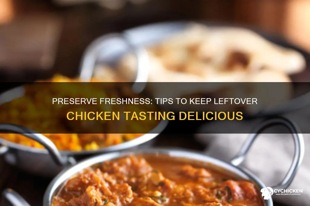 how to keep leftover chicken from tasting funny