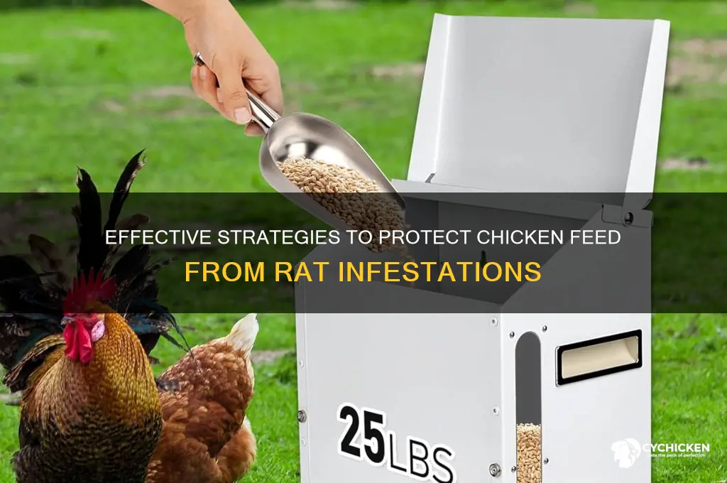 how to keep rats away from chicken food