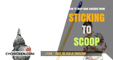 Preventing Chicken Sticking to Your Scoop: A Quick Guide