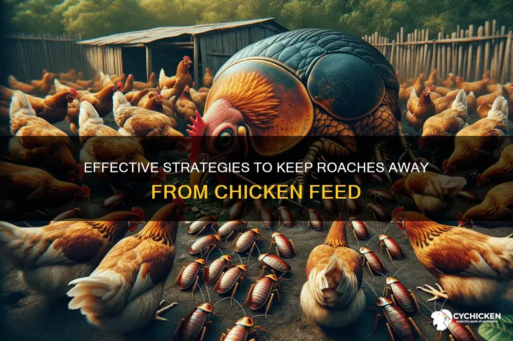 how to keep roaches out of chicken food