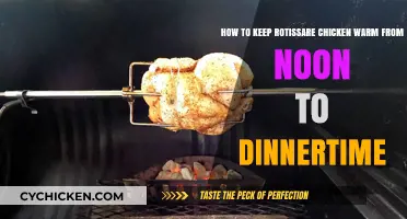 Keep Rotisserie Chicken Warm and Tasty All Day Long