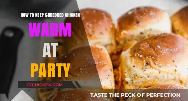Easy Tips to Keep Shredded Chicken Warm at Your Party