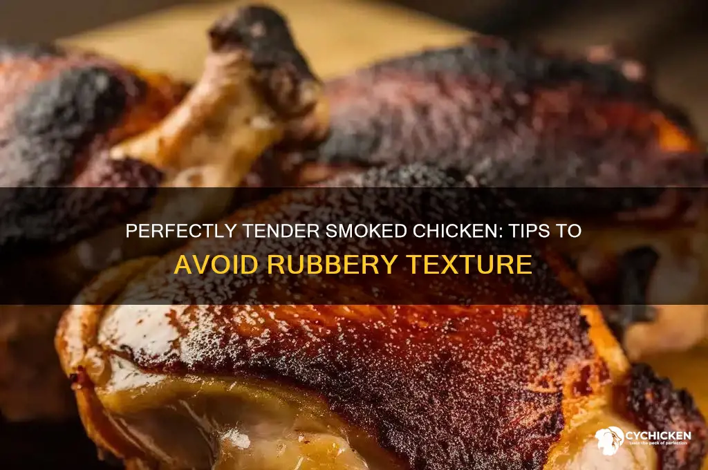 how to keep smoked chicken from being rubbery