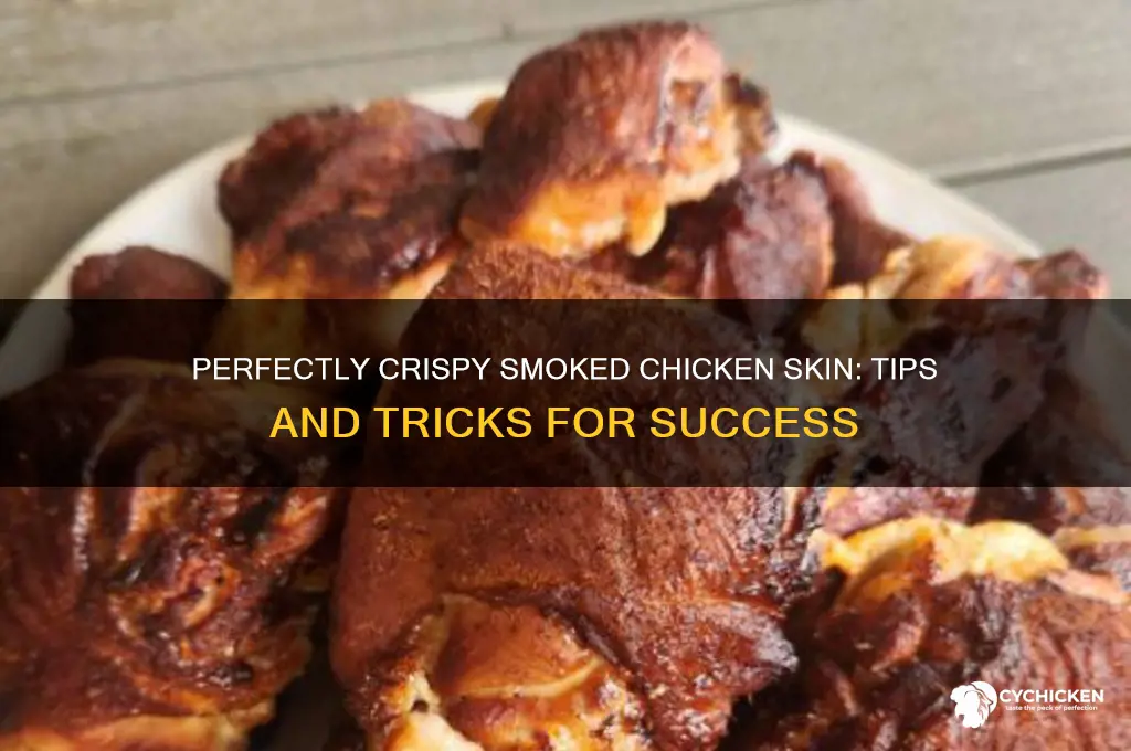 how to keep smoked chicken skin crispy