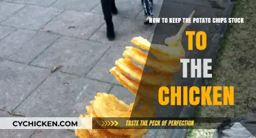 Crispy Chicken: Keep Potato Chips Stuck