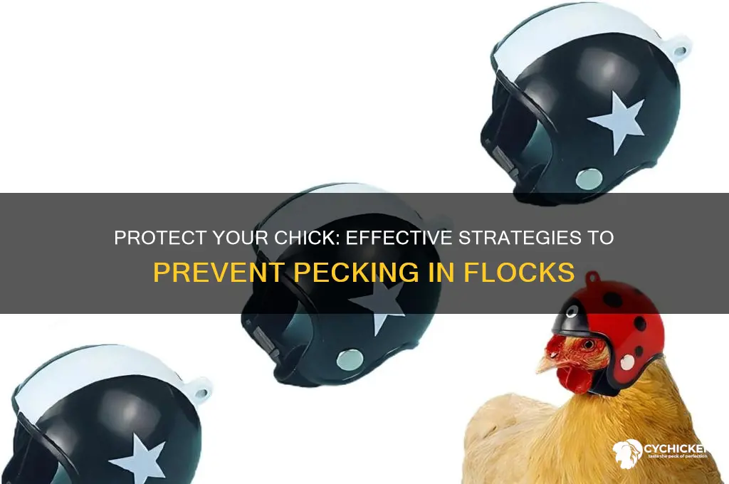 how to keep you chick from being pecked